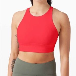 Lululemon Energy High-Neck Longline Ribbed Bra Medium Support, B-D Cup
